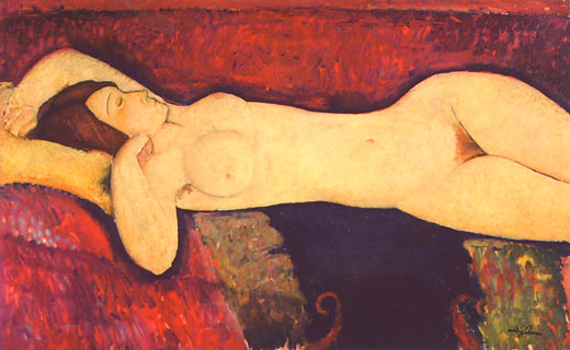Amedeo Modigliani: Liegender Akt